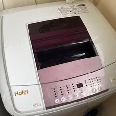 2016年製Haier5.5kg洗濯機