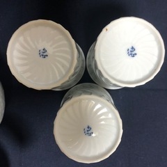 有田焼　透かし　急須と湯呑みセットの画像