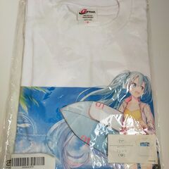 【未開封】初音ミク Tシャツ（ビーチクルージンver.) (M)