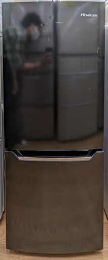 Hisense 150L 2ドア冷蔵庫 HR-D15CB 2018年製　ag-ad237