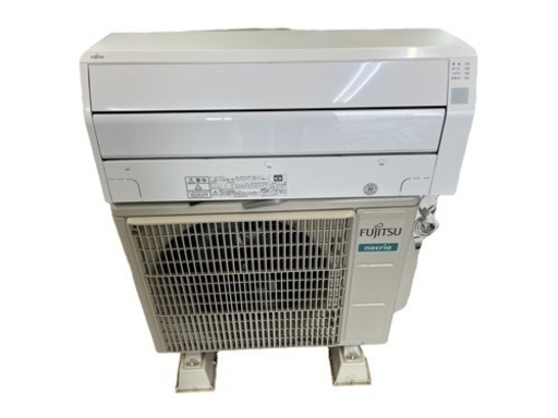 NO.617【2020年製】FUJITSU nocria AS-C22HK-W ルームエアコン リモコン付き