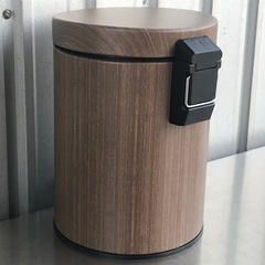 5L◇ダストボックス◇ペダルペール◇ソフトクローズ◇ゴミ箱◇ブラウン系◇K687の画像