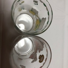動物のお店屋さん　昭和レトロ　グラス２つセットの画像