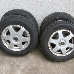 【6/29まで出品】13インチ　155Ｒ13LT　アルミホイル付...