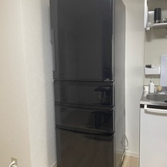 AQUAブラック冷凍冷蔵庫 AQR-361E(K)