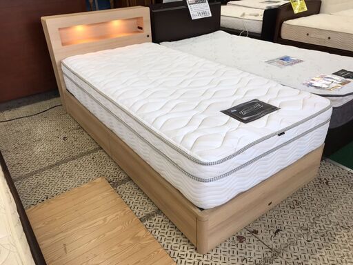 【愛品館八千代店】東京インテリア　シモンズ　シングルベッド　ユーロトップ