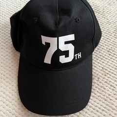 ジャイアンツ 75周年記念キャップ　ブラック