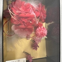 ヘアアクセサリー　簪　成人式　赤の画像