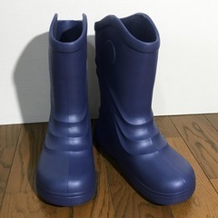 未使用 レインブーツ 長靴　24.5～25.0cm　クロックスの...