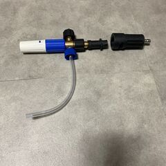 【美品】使用3回 MJJC フォームキャノンS ver2 ケルヒャー 1/4クイックカプラアダプタ付 高圧洗浄機用 スノーフォーム フォームガンの画像