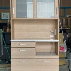 中古品☆食器棚☆キッチンボード☆レンジ台☆横幅105cm