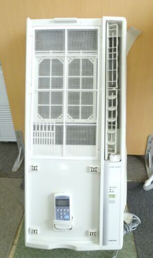 2017年製 コロナ 窓用エアコン 100V CW-1617 枠+リモコン付き 冷房専用