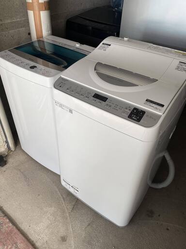 ◆黒カビブロック 乾燥付き SHARP シャープ 電気洗濯乾燥機 ES-TX5E-S 5.5kg 20年購入 縦型 ムダ水カット◆
