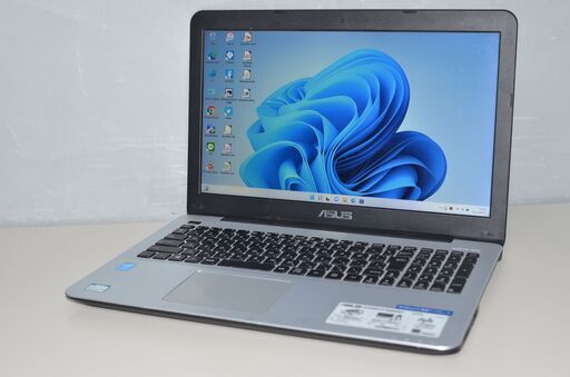 中古良品ノートパソコン Windows11+office 新品爆速SSD256GB ASUS X555L core i5-5200U/メモリ8GB/15.6インチ/無線内蔵/DVDマルチ搭載