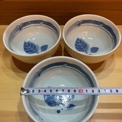 使用数回以下　丼鉢　小ぶり　3点セット　直径13センチ
