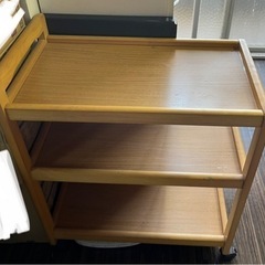 キッチン　ワゴン　キャスター付きの画像