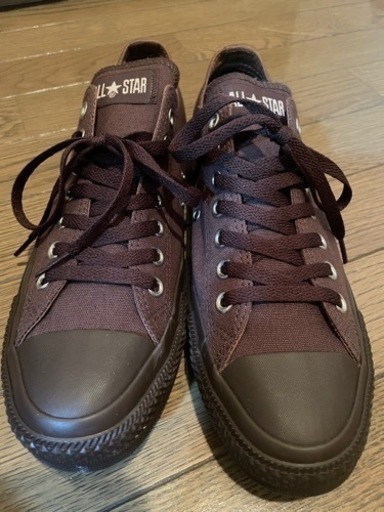 converse 27.5cm（茶色）値下げしました