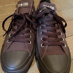 converse 27.5cm（茶色）値下げしました