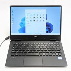 送料無料 保証付 高速SSD 軽量 薄型 12.5型 ノートパソコン NEC PC-VKT12HZG1 中古美品 第7世代 Core i5 8GB 無線 Bluetooth Win11 Office.