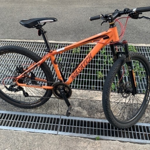 オレンジマウテンバイク