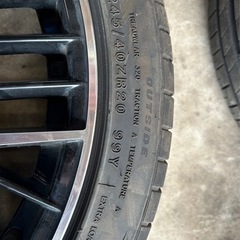 タイヤ、ホイール　4本セット　20インチの画像