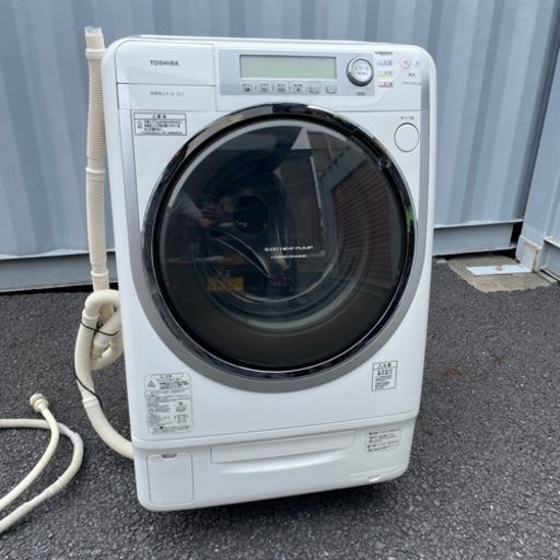 値下げ品！稼動品☆TOSHIBA  TW-Q740L☆ドラム式洗濯機 東芝 ホース付き