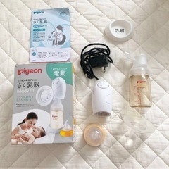 pigeon電動さく乳器＋ママらくらくハンドル　セットの画像