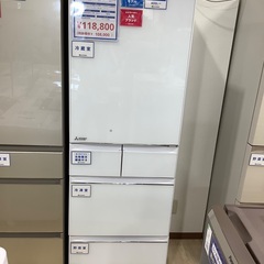 地域限定送料無料　超美品三菱2021　５ドア冷蔵庫　451L　MR-MB45G 5ドア冷蔵庫 MITSUBISHI MR-MB45G 451L 2021年製 入荷致しました！