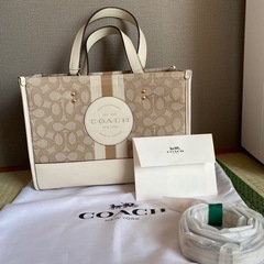 直接のみ　❤︎未使用❤︎ COACH ジャガード　2wayショル...