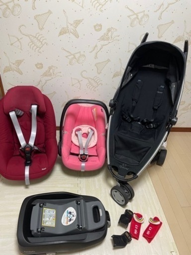 0歳から4歳くらいまでのチャイルドシート&ベビーカー