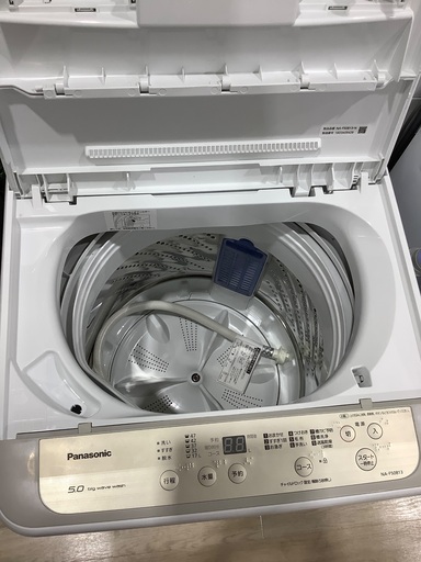 全自動洗濯機 Panasonic NA-F50B13 5.0kg  2019年製　入荷致しました！