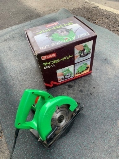 ほぼ新品 RYOBI 丸ノコ マイスピードソーMW-14