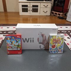 任天堂　WII　ゲームソフト2本付き