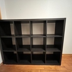 【取引先確定済み】シェルフユニット　棚　キャビネット　収納家具　ブラックブラウンの画像