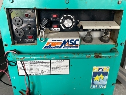 (現在取引中にて一時受付終了)ウェルダー　ヤンマー　溶接・交流電源兼用機