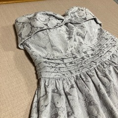 ドレス　Lサイズ　Mサイズ　グレー　パーティーや結婚式等に