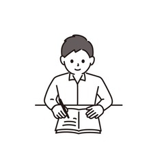 資格取得のために勉強されているサラリーマンの方！