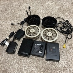 空調服ファン　2セット