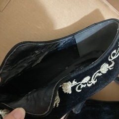 訳ありSサイズチャイナ風ヒールパンプスの画像