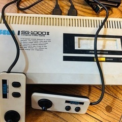 懐かしのSEGA  SG-1000Ⅱ本体/ゲームソフト中身あり3...