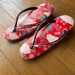 和装小物　草履とバッグのセットの画像