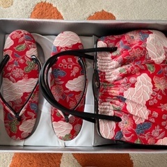 和装小物　草履とバッグのセット