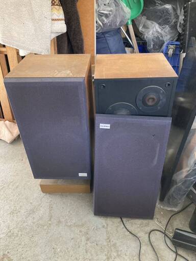 オンキョー ONKYO スピーカー ペア 3ウェイ E-413A スピーカー台付き 音出し未確認 配送2個口 オンキヨー