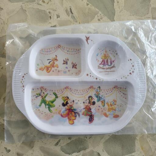 ディズニー40周年プレート新品未使用