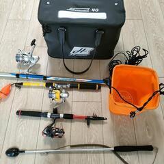 お取引中🛟釣り具セット🐟７月限定価格🌊釣り竿🎣バッカン🛟仕掛け🌊...