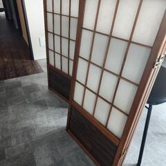 和風パーテーション×2枚の画像