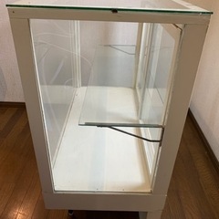 【お渡し予定者決定しました。】引取限定、日時限定　ガラスケース　飾り棚　アンティーク　レトロの画像