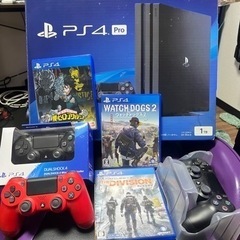 PS4 PRO  1TB 本体 コントローラー3個　値下げ