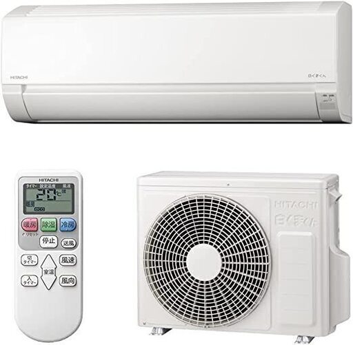 日立の白くまくん6畳用・RAS-AJ22R(W) [スターホワイト]・2024年製の登場です・新品未開封・標準工事料金込の安心価格でご提供いたします・自分のお部屋用にいかがですか！