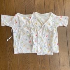新生児　肌着　双子　短肌着　コンビ肌着　各10枚の画像